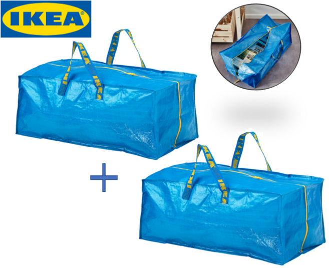 이케아 정품 프락타 FRAKTA 타포린 트렁크가방 다용도 가방