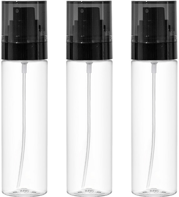 닥터보틀 울트라 안개분사 미스트 스프레이 공병 블랙, 3개, 100ml 블랙/울트라