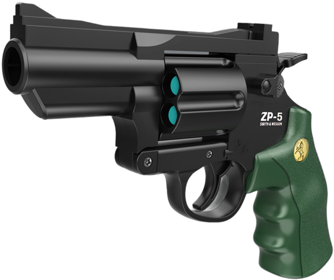 玩具槍配件：軟彈30顆 安全耐用 適用多種型號玩具槍, 1個, 黑綠