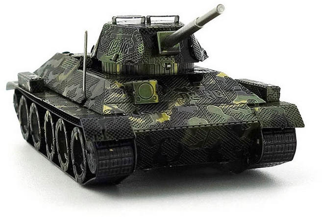 [알꿀밤-메탈퍼즐-밀리터리] T34 탱크-컬러, 1개
