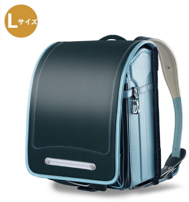 란도셀 책가방 일본 프리미엄 입학선물 방수 새학기, 딥그린 L, 1개