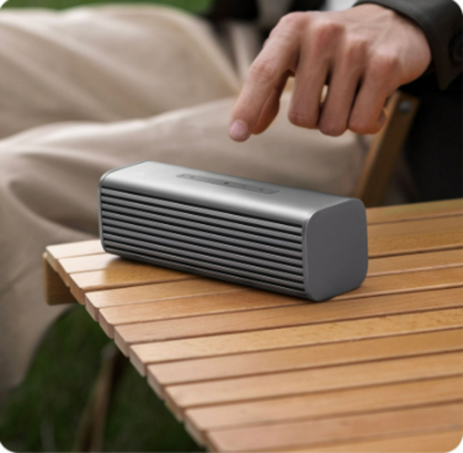 샤오미X하만 카돈 초고음질 스테레오 휴대용 블루투스 스피커, 실버