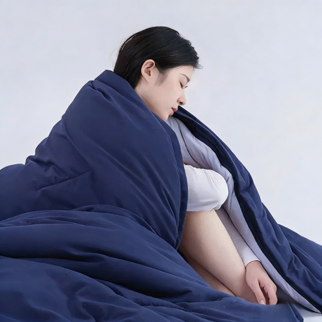 Coora 사계절 호텔 워셔블 양면색 부드러운 차렵이불 간절기 알러지케어 이불