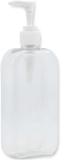 뉴앤룩 주방세제 슬림 디스펜서 리필 공병 300ml, 화이트캡 + 투명, 1개