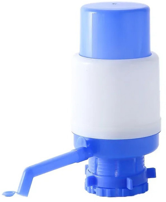 수동 식수대 펌프 물병 프레스 초단 튜브 식품 등급, 01 blue, 1개
