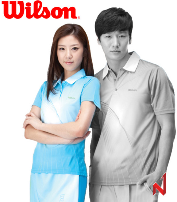 윌슨 폴로 반팔티 W1-001 블루 여성