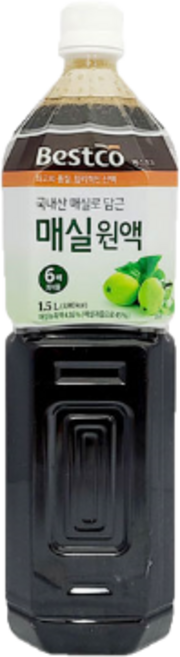 베스트코 매실원액 1.5L매원, 매실원액1.5리터, 1개, 1.5L, 1개