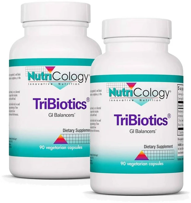 뉴트리콜로지 트리바이오틱스 GI 밸런스 캡슐 Nutricology Tribiotics, 2개, 90정 - 쿠팡