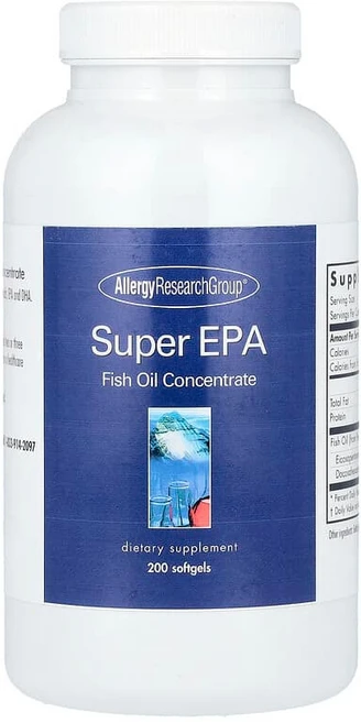Allergy Research Group 슈퍼 EPA 피시 오일 콘센트레이트 200 소프트젤 Group (알러지 리서치 그룹), Allergy Research Group 알러지 리서치, 1개 - 쿠팡