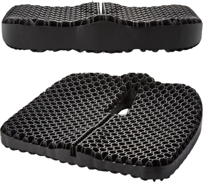 모아룸 자세교정 기능성 체중분산 방석, 블랙