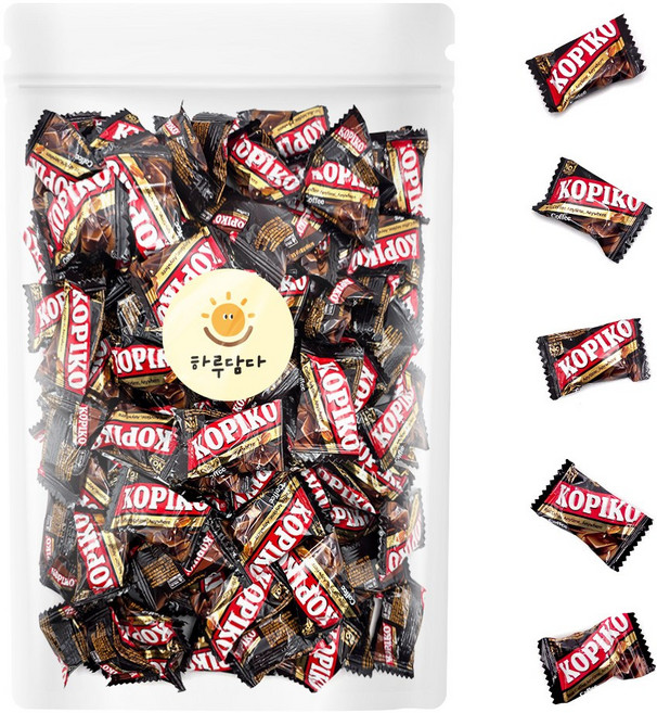 코피코 커피맛 캔디 대용량 수입사탕 사무실 간식 (개별포장) 100개입, 4g, 100개