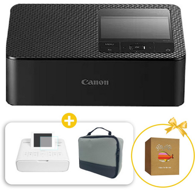 캐논 셀피 포토프린터 CP1500 필름+파우치세트 사진인화, CP1500+필름+파우치세트 블랙