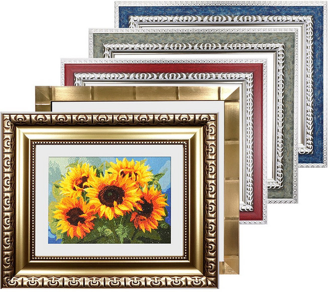 대성액자 프리미엄 보석십자수 매트액자 알루미늄 인테리어액자 특대형사이즈 주문제작가능 100x150 90x150 80x150 70x150 60x150 50x120 40x120, 파스텔 그린, 1개