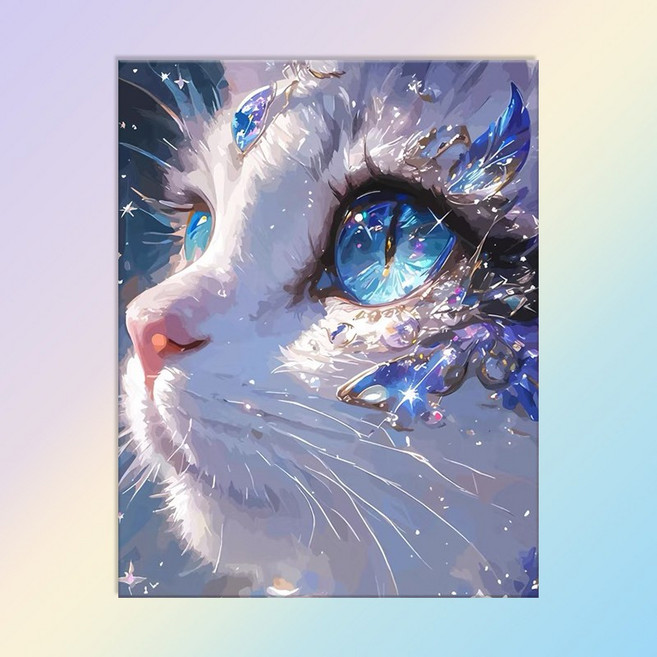 votgl diy페인팅 피포페인팅 명화그리기 그림그리기유화그리기세트40 x 50cm, 10폭포, 1개