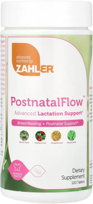 Zahler Postnatal Flow™ 120정 Zahler (잘러), Zahler, Postnatal Flow™, 120정, 1개 - 쿠팡