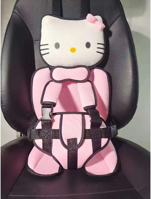 PINK LITCHI 카시트 자동차 휴대용 보조 카시트 간이 사계절 보조 안전벨트 모든차종에 사용 Hu29, 옵션A-작은사이즈 × 1개, 1개