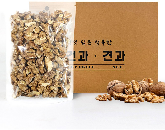 친환경팔도 국산 호두 330gx4 (조각호두살), 4개