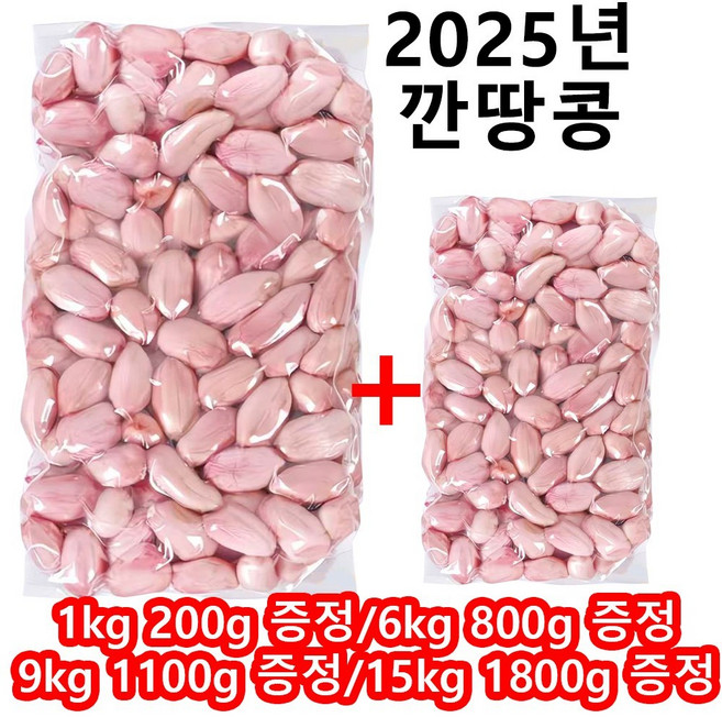 25년초특가 생땅콩 깐땅콩 원 플러스 원 수입생땅콩, 1개, 16.8kg