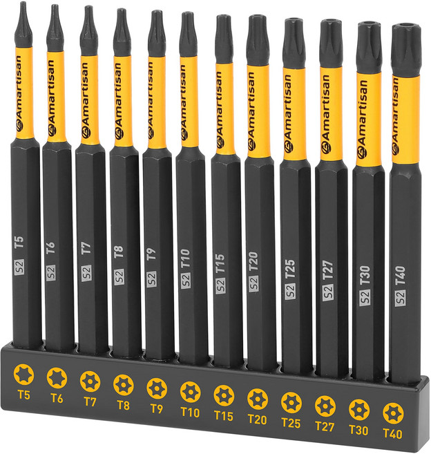 공구PXJ 별비트(100mm) 12종 세트, 1세트