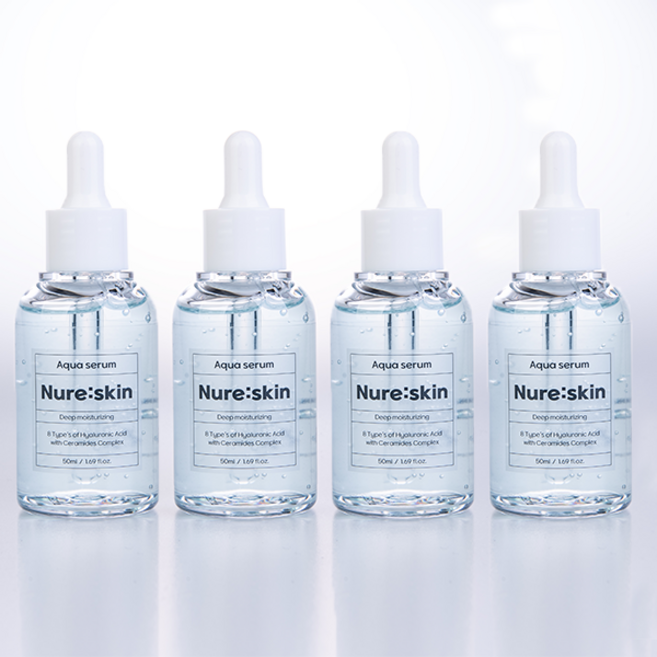 뉴어스킨 히알루론산 아쿠아 세럼, 4개, 50ml