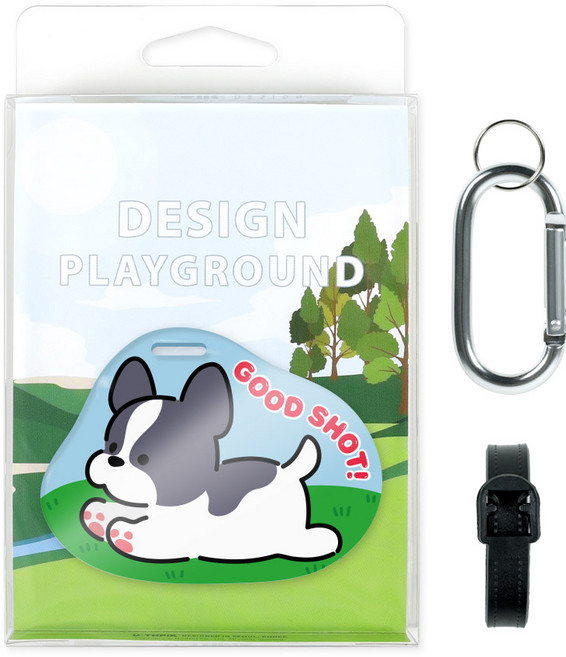 왕왕 귀여워 아크릴 캐디백 골프백 네임택