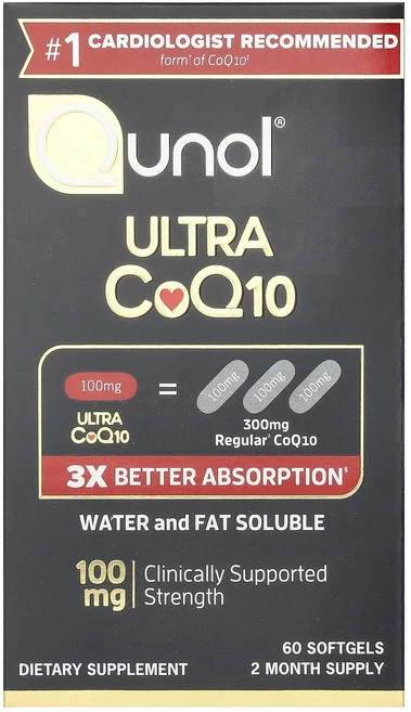 새해 첫좋은선물 Qunol 울트라 CoQ10 100mg 60 소프트젤 제대로 할인합니다, 1개 - 쿠팡