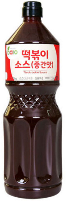 바로 떡볶이소스 중간맛, 1개, 2.15kg