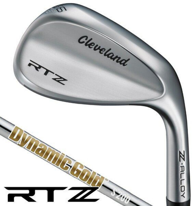 클리브랜드 RTZ 투어 새틴 웨지 다이나믹골드 S200 웨지 오른손용 남성용 여성용 클리블랜드, 54-12F FLEX-S200