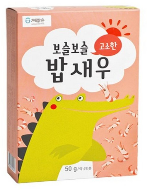 [바다모음] 보슬보슬 밥새우, 새우맛, 1개, 50g