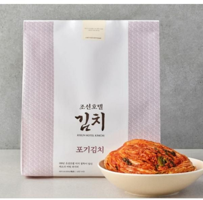 조선호텔 김치 포기김치 5kg 피코크 깔끔한 매운맛 여행 캠핑 탕비실 휴게실 직원실 178292, 조선호텔 김치 포기김치 5kg 피코크 깔끔한 매운맛 여, 1
