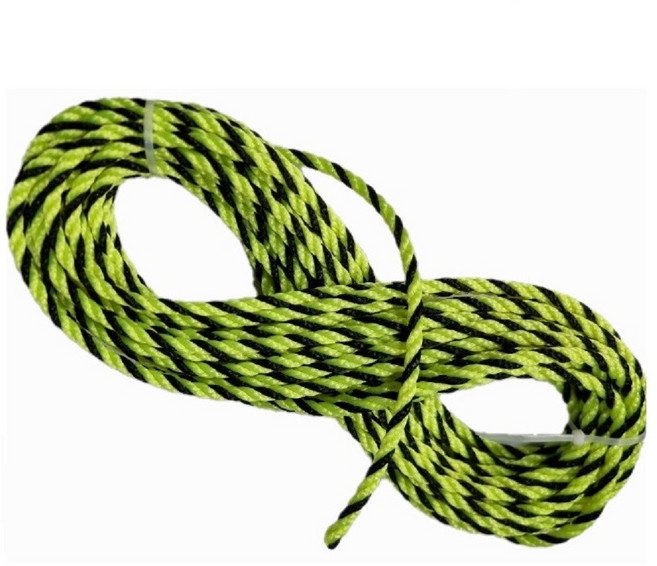 형광로프 10미터 절단 낱개 소량 안전로프 작업현장 접근금지 주의 8~12미리, 형광색, 1세트