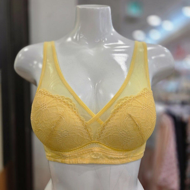 비비안 크로스망 메쉬 노와이어 몰드브라 BR5588S