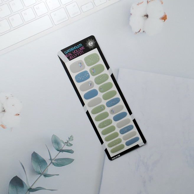 위쁨 네일스티커 네일팁 젤네일스티커, 1개