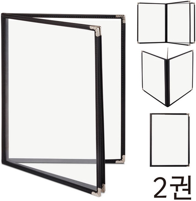 (우리메뉴) 투명메뉴판 4p 6p 8p