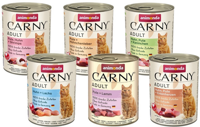Animonda 卡恩主食罐 貓罐, 1個, ４火雞肉雞肝 400g, 400g, 火雞