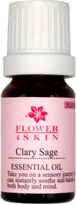 FLOWER 4 SKIN 快樂鼠尾草精油 10ml 營造和諧氛圍 感受身心平衡, 1個, 快樂鼠尾草