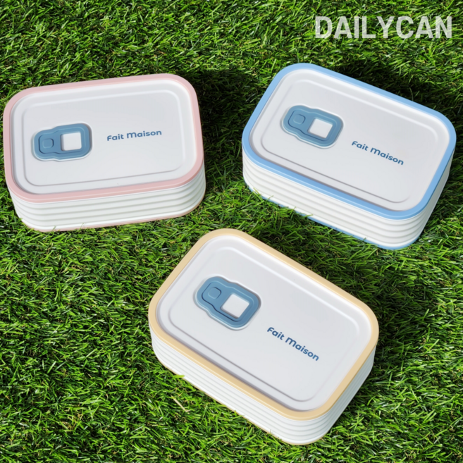 데일리캔 직장인 어린이 소풍 스텐 도시락통, 1세트, 핑크+핑크