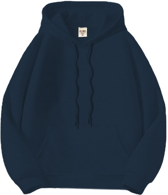 이라인 국산 세미오버핏 무지 후드티 특양면 커플룩 남녀공용