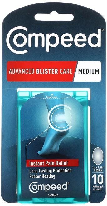컴피드 어드밴스드 블리스터 케어 미디엄 사이즈 액티브 젤 쿠션 10개입 CPD-31999 - 쿠팡