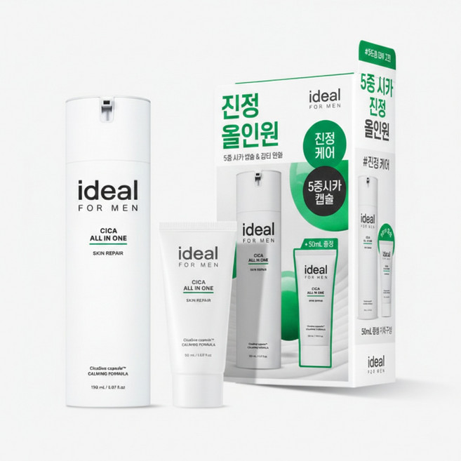 아이디얼 포 맨 시카 올인원 (본품 150ml + 50ml 추가 증정), 1개