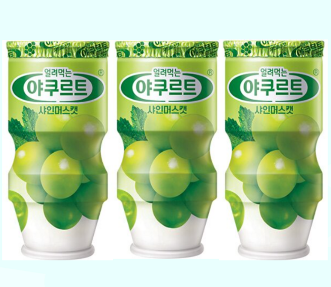 hy 한국야쿠르트 거꾸로 얼려먹는 야쿠르트 샤인머스켓 아이스포장, 110ml, 10개