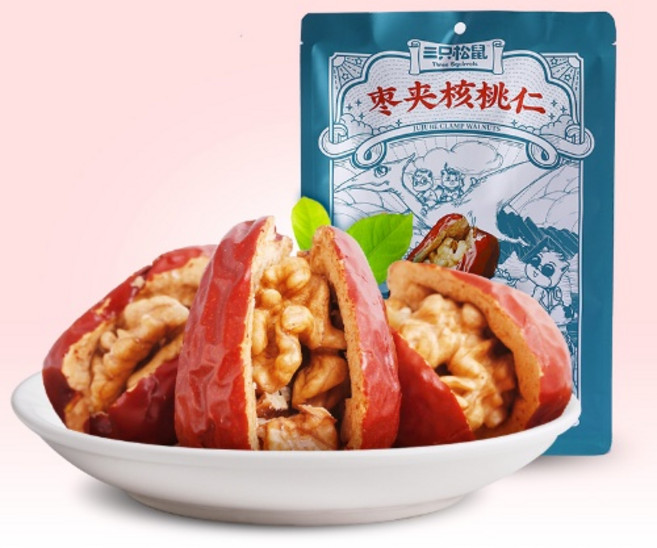 다람쥐세마리호두알이 들어간 일일대추 750g박스 붉은대추 임산부 건강간식 신장특산물, 1개