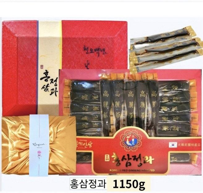풍기 인삼 홍삼정과 450g 650g 850g 1150g 부모님선물 은사님선물 사돈선물 거래처선물 명절선물, 1박스, 1.15kg
