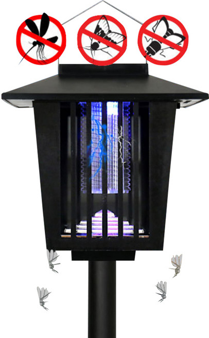 21세기트랜드 태양광 모기해충 퇴치기, 블랙