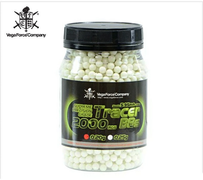 VFC TRACER 서바이벌 야광 비비탄 0.2g, 1개