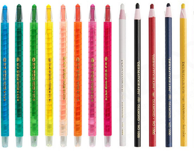 지구화학 투명이 샤프식 색연필 낱개 단색 낱색, 금색1개, 1색