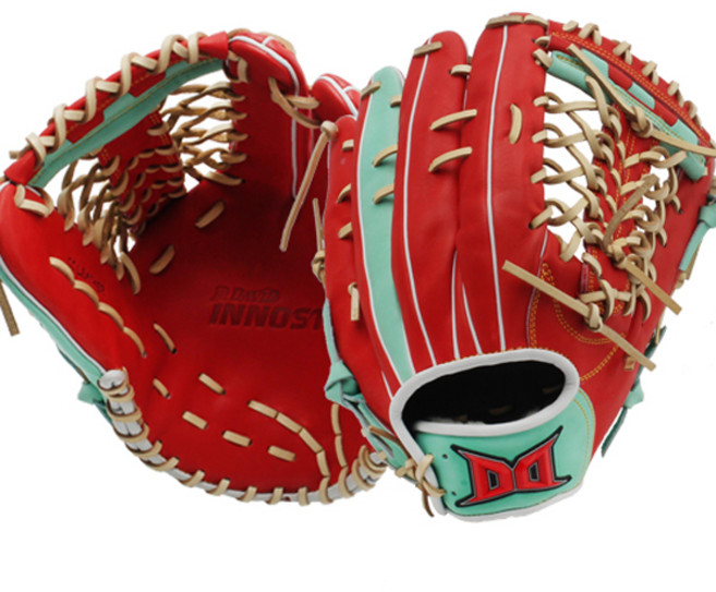 다비드 INNOST 외야 글러브 IN OF-X3(RD/MT)24 레드 13.25인치, 1개