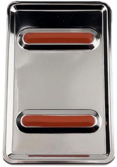 GHSHOP 다리미 받침대 다리미 매트 다리미판용 고온 저항성 스테인리스 스틸 컴팩트 패드, 은빛