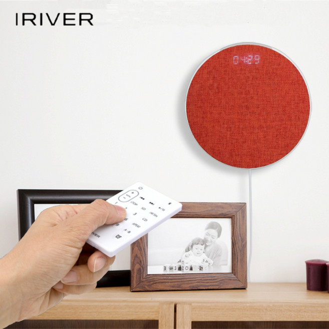 아이리버 cd플레이어 벽걸이 CD플레이어 시디플레이어 리모컨형, 그레이