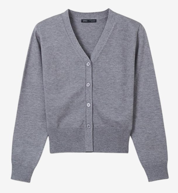스파오 여성용 소프트얀 브이넥 카디건 SPCKF23W05